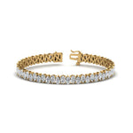 Load image into Gallery viewer, 7.50 To 20 Carat Pear Cut Lab Diamond Tennis Bracelet 14K Gold
