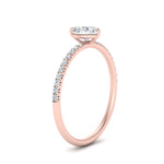 Load image into Gallery viewer, Petite Pave Engagement Ring Lab Grown 0.50 To 5 Carat IGI Certified 14K Gold
