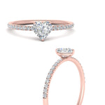 Load image into Gallery viewer, Petite Pave Engagement Ring Lab Grown 0.50 To 5 Carat IGI Certified 14K Gold
