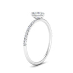 Load image into Gallery viewer, Petite Pave Engagement Ring Lab Grown 0.50 To 5 Carat IGI Certified 14K Gold
