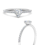 Load image into Gallery viewer, Petite Pave Engagement Ring Lab Grown 0.50 To 5 Carat IGI Certified 14K Gold
