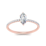 Load image into Gallery viewer, Petite Pave Engagement Ring Lab Grown 0.50 To 5 Carat IGI Certified 14K Gold
