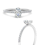 Load image into Gallery viewer, Petite Pave Engagement Ring Lab Grown 0.50 To 5 Carat IGI Certified 14K Gold
