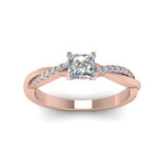 Load image into Gallery viewer, Infinity Style Lab Diamond Engagement Ring 14K Gold
