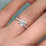 Load image into Gallery viewer, Infinity Style Lab Diamond Engagement Ring 14K Gold
