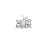 Load image into Gallery viewer, 1/2 To 5 Carat Radiant Cut Lab Created Diamond Women Stud Earring 14K Gold
