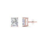 Load image into Gallery viewer, 1/2 To 4 Carat Radiant Cut Lab Created Diamond Women Stud Earring 14K Gold
