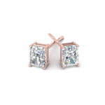 Load image into Gallery viewer, 1/2 To 4 Carat Radiant Cut Lab Created Diamond Women Stud Earring 14K Gold
