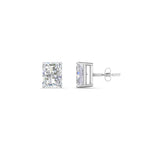 Load image into Gallery viewer, 1/2 To 4 Carat Radiant Cut Lab Created Diamond Women Stud Earring 14K Gold
