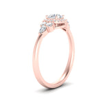 Load image into Gallery viewer, Lab Round Cut diamond Halo Engagement Rings 14K Rose Gold
