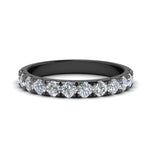 Load image into Gallery viewer, Half Eternity Scalloped Lab Diamond Ring 14K Gold
