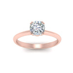 Load image into Gallery viewer, Knife Edge Solitaire Lab Diamond Ring 14K Gold
