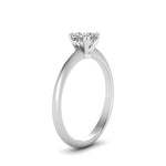 Load image into Gallery viewer, Knife Edge Solitaire Lab Diamond Ring 14K Gold
