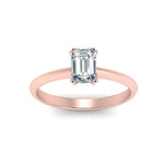 Load image into Gallery viewer, Knife Edge Solitaire Lab Diamond Ring 14K Gold
