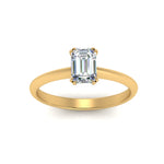 Load image into Gallery viewer, Knife Edge Solitaire Lab Diamond Ring 14K Gold
