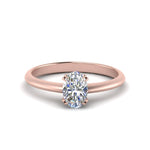 Load image into Gallery viewer, 0.50 To 5 Ct Solitaire Knife Edge Lab Diamond Ring 14K Gold
