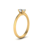 Load image into Gallery viewer, 0.50 To 5 Ct Solitaire Knife Edge Lab Diamond Ring 14K Gold
