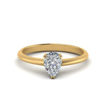 Load image into Gallery viewer, 0.50 To 5 Ct Solitaire Knife Edge Lab Diamond Ring 14K Gold
