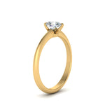 Load image into Gallery viewer, 0.50 To 5 Ct Solitaire Knife Edge Lab Diamond Ring 14K Gold
