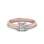 Load image into Gallery viewer, Knife Edge Solitaire Lab Diamond Ring 14K Gold
