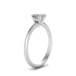 Load image into Gallery viewer, Knife Edge Solitaire Lab Diamond Ring 14K Gold
