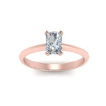 Load image into Gallery viewer, 0.50 To 5 Ct Solitaire Knife Edge Lab Diamond Ring 14K Gold
