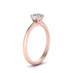 Load image into Gallery viewer, Knife Edge Solitaire Lab Diamond Ring 14K Gold
