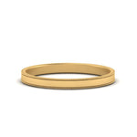 Load image into Gallery viewer, Flat Milgrain Stackable Mens Wedding Band In 14K Yellow Gold | Cuts &amp; Carat
