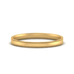 Load image into Gallery viewer, 3 MM Flat Stack Stepped Edge Comfort Fit Mens Wedding Band 14K Yellow Gold | Cuts &amp; Carat
