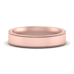 Load image into Gallery viewer, 10 MM Flat Stack Stepped Edge Comfort Fit Mens Wedding Band 14K Rose Gold | Cuts &amp; Carat
