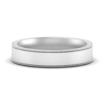 Load image into Gallery viewer, 10 MM Flat Stack Stepped Edge Comfort Fit Mens Wedding Band 14K White Gold | Cuts &amp; Carat
