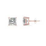 Load image into Gallery viewer, 1/2-5 Carat Asscher Cut Lab Created Diamond Stud Earring 14K Gold
