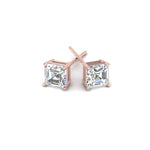 Load image into Gallery viewer, 1/2-5 Carat Asscher Cut Lab Created Diamond Stud Earring 14K Gold
