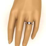 Load image into Gallery viewer, 14K Gold Round Cut Diamond 3 Stone Engagement Ring
