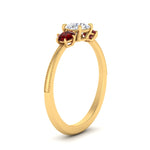 Load image into Gallery viewer, 14K Gold Round Cut Diamond 3 Stone Engagement Ring
