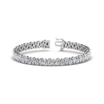 Load image into Gallery viewer, 7.50 To 20 Carat Pear Cut Lab Diamond Tennis Bracelet 14K Gold
