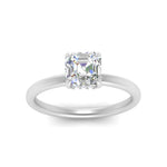 Load image into Gallery viewer, Lab Diamond Thin Band Halo Engagement Ring 14K Gold
