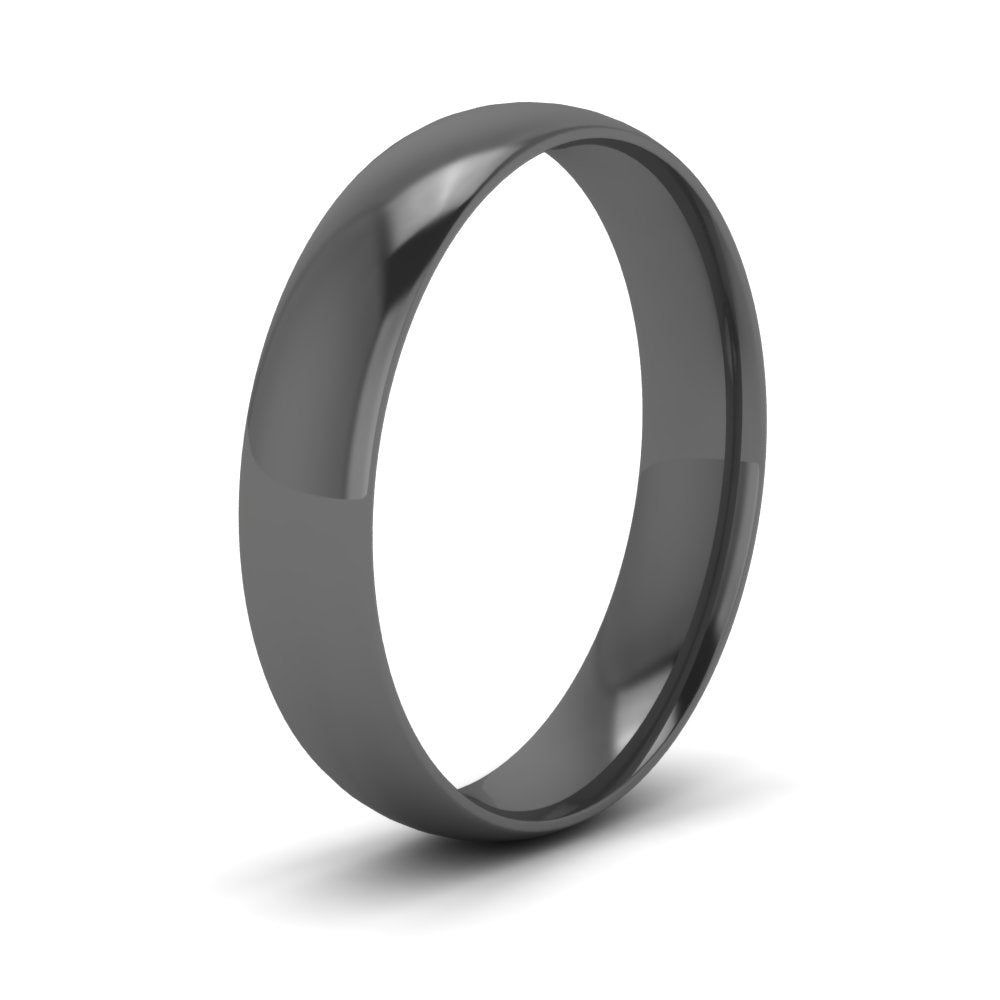 9 MM Classic Comfort Mens Wedding Band In 14k Black Gold | Cuts & Carat