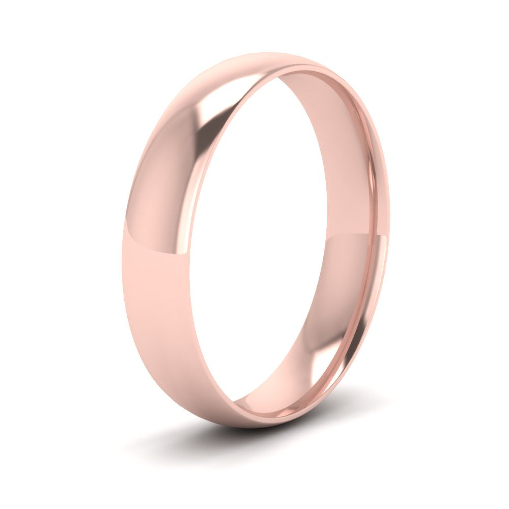 9 MM Classic Comfort Mens Wedding Band In 14k Rose Gold | Cuts & Carat