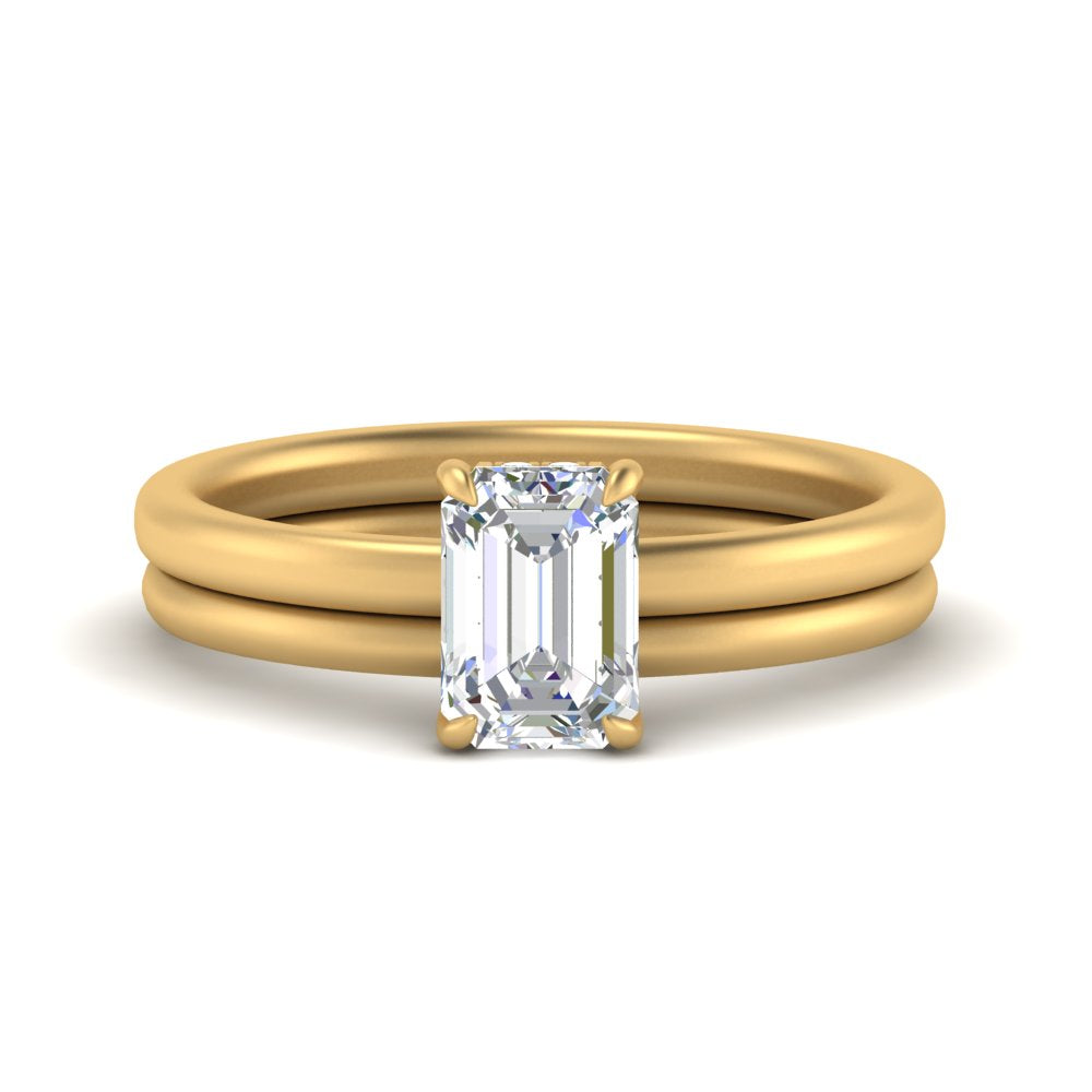 IGI Certified 1/2 - 5 Carat Lab Grown Diamond Hidden Halo Petite Women Engagement Ring 14K Gold