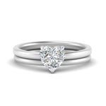 Load image into Gallery viewer, 0.50 To 5 Carat Lab Diamond Delicate Thin Setting Hidden Halo Bridal Set 14K Gold
