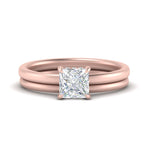 Load image into Gallery viewer, 0.50 To 5 Carat Delicate Thin Setting Hidden Lab Halo Bridal Set 14K Gold
