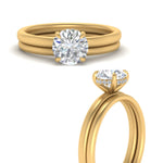 Load image into Gallery viewer, 0.50 To 5 Carat Delicate Thin Setting Hidden Lab Halo Bridal Set 14K Gold
